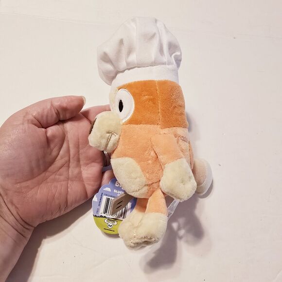 Bluey & Friends CHEF BINGO 7” Plush with Spatula - NEW with Tags NWT - Picture 2 of 7